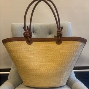 Fossil Summer Straw Tote Bag, NWT!